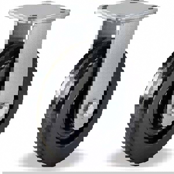 Rigid Top Plate Caster: Phenolic, 6